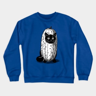 Kitty in a Pickle Costume Crewneck Sweatshirt